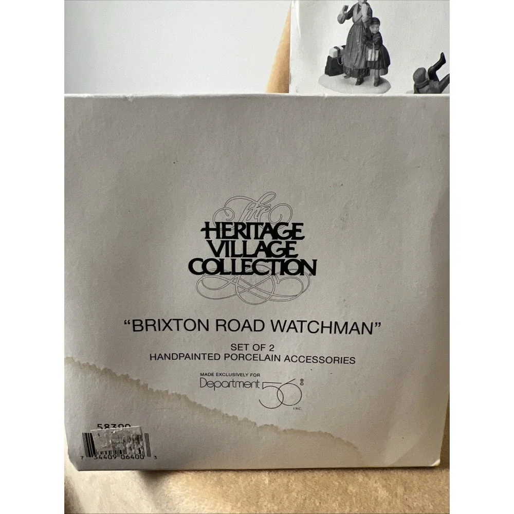 Lot Of 13 Dept 56 Heritage Dickens Village Lot Brixton Road Watchman Holiday